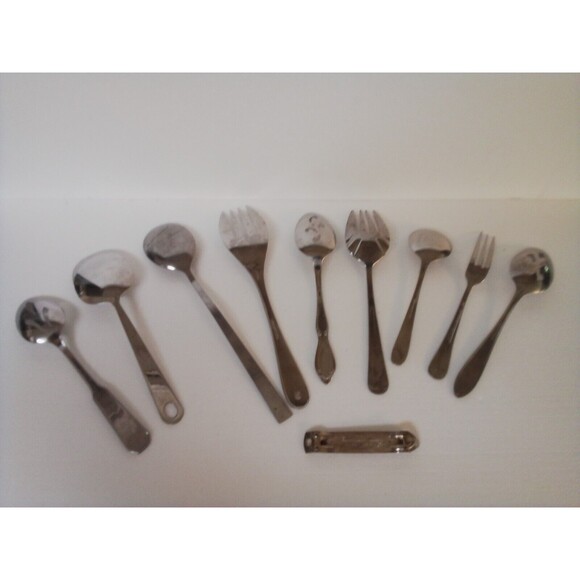 Fork Large Utensil Variety Set Of 10 - Picture 2 of 11